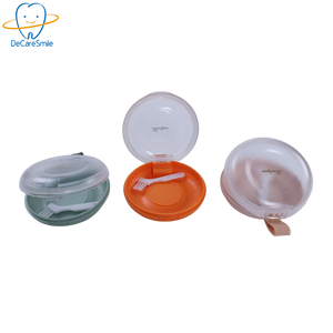 Coloré noir Mini plastique fixation aligneur stockage dentier boîte mignon étui de retenue - Product Image 3