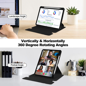 旋转无线键盘皮套平板电脑盖键盘适用于带笔架的ipad air 13 Pro 13 2024 - Product Image 5