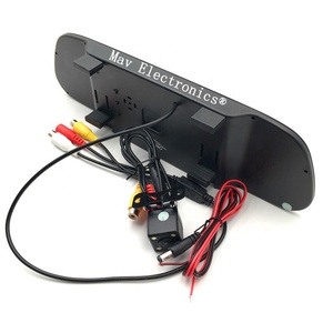 5.0英寸高清屏幕后视镜LED夜视CCD停车系统汽车倒车辅助 - Product Image 4