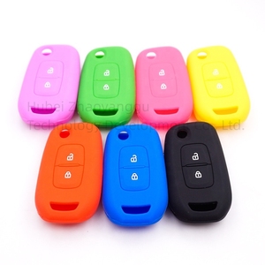 2020-2021สำหรับ Renault Kadjar Captur Megane Sandero Stepway Logan Clio 5 Arkana Keyless ซิลิโคนเคสกุญแจรถพับเก็บได้รีโมท - Product Image 2