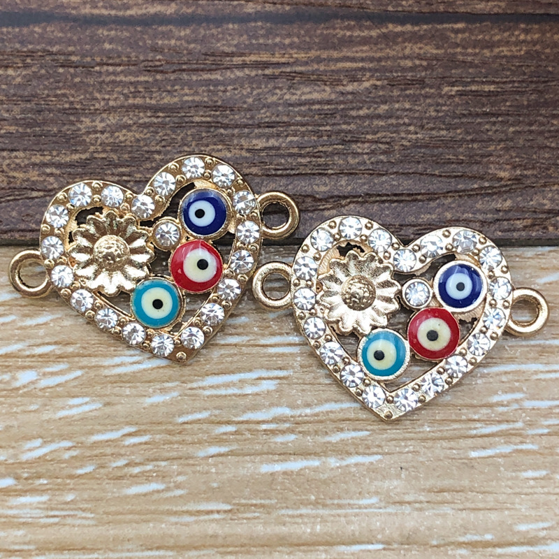 1 KC ทองคำ Evil Eye 23*16มม. - 1.2ก. - 14537