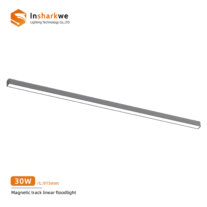 Black Linear Flood Light 30W
