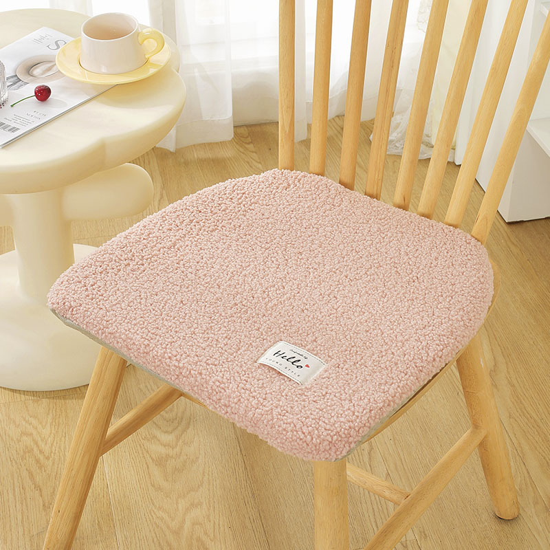 Thickened lamb fleece, light pink