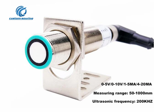 Alta precisión para M18 Sensor de distancia ultrasónico Sensor analógico 0-5V/0-10V/1-5MA/4-20MA Detector de movimiento Lineal de proximidad - Product Image 2