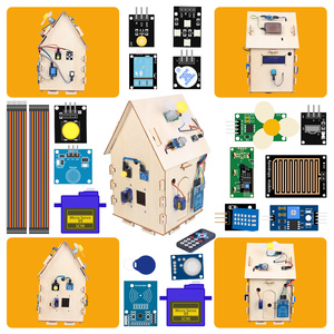 Tscinbuny Factory IoT Smart Home Sensor Kit DIY Wooden House for Arduino Open <strong>Source</strong> <strong>C</strong>/<strong>C</strong>++ <strong>Code</strong> STEM Starter Kit Education