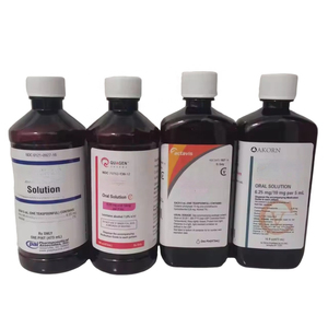 Wockhardt Tris hi-tech Actavis yapışkanlı etiket için tanımlanmış USP plastik şişe olarak boş 16oz yalın şurubu hafif dayanıklı konteyner