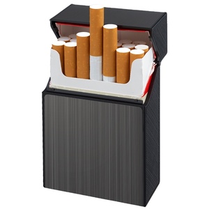 Bán Buôn Không Thấm Nước Tùy Chỉnh Công Suất Lớn 20-Mảnh Kim Loại Chải Từ Trường Hợp Thuốc Lá Hộp Thuốc Lá - Product Image 1