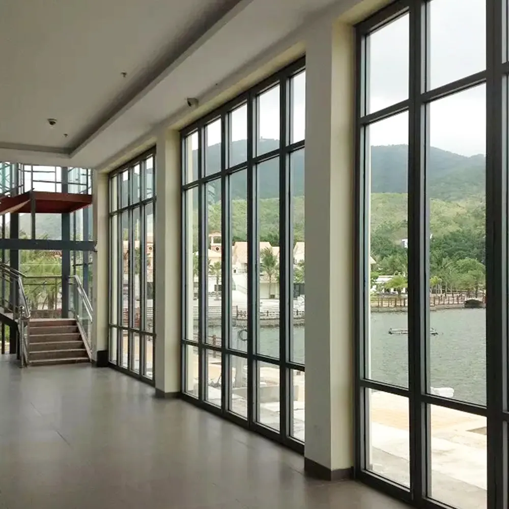 Porte coulissante d'intérieur en aluminium, de haute qualité, pliante, pour salle de réunion