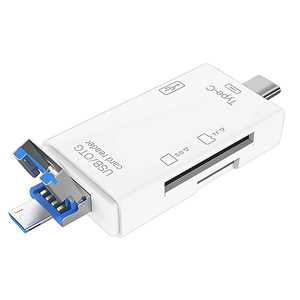 SDカードリーダーUSBCカードリーダー6In1USB 2.0 TF/MSDスマートメモリカードリーダータイプCOTGフラッシュドライブカードリーダーアダプター - Product Image 2