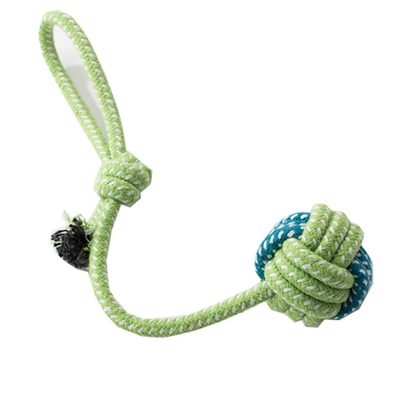 Two-color tug-of-war ball green