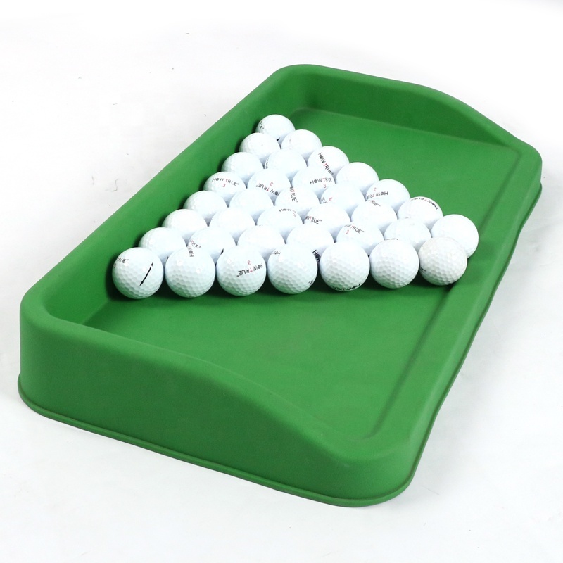 Plateau souple pour balles de golf vertes
