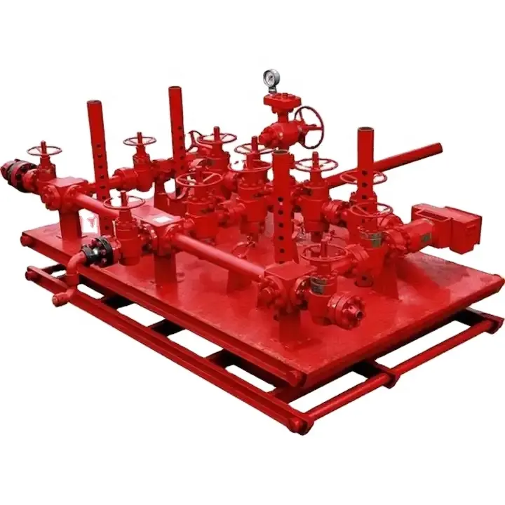 Consola de control de colector de estrangulador hidráulico estándar API de alta calidad/caja/panel para campo petrolífero