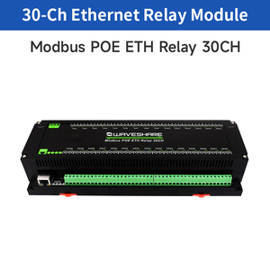 30-Kanal-Ethernet-Relaismodul Modbus RTU/Modbus TCP-Protokoll PoE-Port-Kommunikation mit verschiedenen Isolation-und Schutzsc haltungen