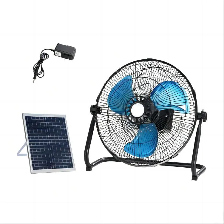 Peralatan rumah tangga adaptor pengisi daya tahan air portabel, kipas pengisian tenaga surya, kipas luar ruangan pengisian daya matahari