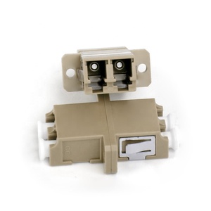 UPCデュアルコアデュアルクワッドLC PC APC SM MM OM1 OM2 OM3二重光ファイバーアダプターFTTHネットワーク用通信 - Product Image 5