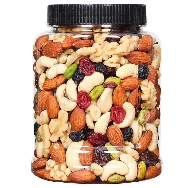 500 gramos 8 tipos de Trail Mix Daily Mixed Nueces y frutas al por mayor Snacks saludables Trail Mix Bulk Nueces y bayas