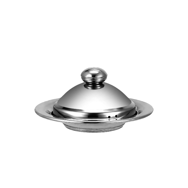 Tagine argentée sans poignées