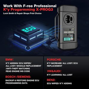 LAUNCH X431 IMMO PLUS Professional Car <strong>Key</strong> <strong>Programmer</strong> Scan Tool With X-PROG3 Full System <strong>Auto</strong> <strong>ECU</strong> Coding Machine
