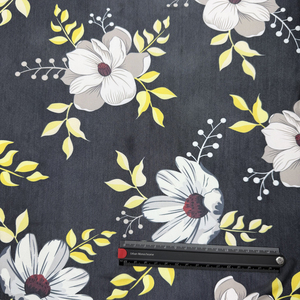 Poliéster Spandex 4 Way Stretch Printed Fabric Power Net Mesh para forro y vestido de moda