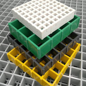 Pabrik murah kustom FRP kisi kisi serat kaca untuk dek laut kapal jalan-jalan <span class=keywords><strong>Platform</strong></span> bahan konstruksi - Product Image 4