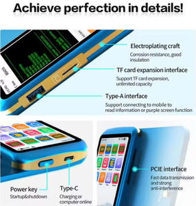 JCID V1S Pro Texter programador teléfono True Tone batería salud cara ID huella dactilar reparación para <span class=keywords><strong>iPhone</strong></span> teléfono Android