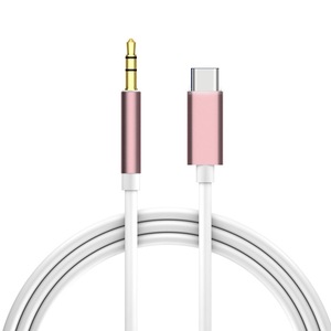 Best Selling Type <strong>C</strong> Cable Male 3.5MM-USB <strong>C</strong> Cable Transfer Cord PVC 1M Adapter Cable for Car for Laptop for Speaker - Product Image 1