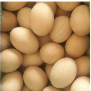 Chưa hoàn thành DIY trứng bằng gỗ cho hàng thủ công mịn không sơn gỗ Easter Craft trứng để sơn - Product Image 6