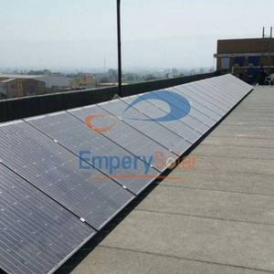 Güneş çatı montaj sistemi alüminyum GÜNEŞ PANELI düz portbagaj beton üst GÜNEŞ PANELI kiti pv montaj için sabit üçgen braketi - Product Image 3