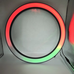 DC24V 600mm DMX RGB LED piksel halka değişen programlanabilir sahne ışık tam renkli gece kulübü dekorasyon için - Product Image 3