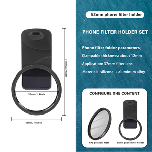 37mm CPL <strong>Filter</strong> Universal <strong>Circular</strong> <strong>Polarizer</strong> Lens <strong>Filter</strong> Cell Phone Lens Accessory Kit Includes CPL Lens and Clip