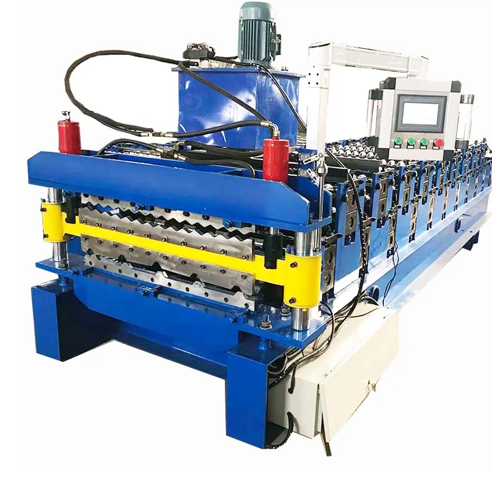 Double Roman Roofing Sheet Machine Tile Making