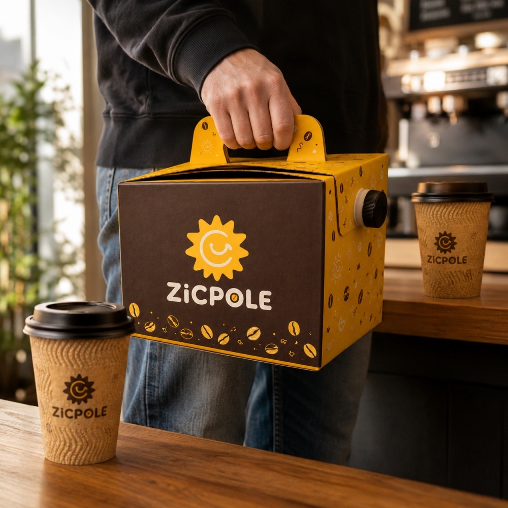 Caja de café para llevar