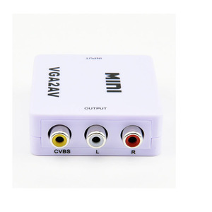 Caja adaptadora convertidora compuesta VGA a AV RCA con PC de audio a TV - Product Image 4
