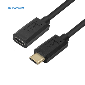 定制USB3.1镀金3A型-C公对母10gbps数据线
