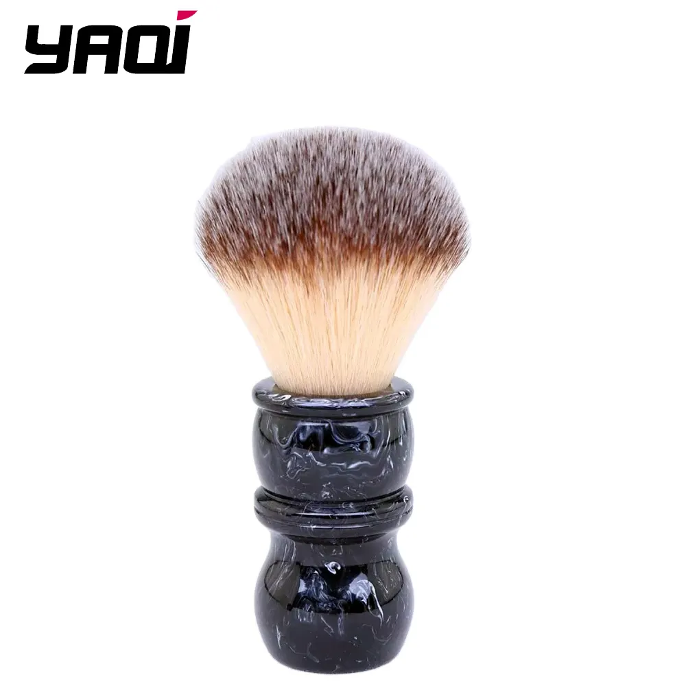 YAQI 24mm synthetic hair shaving brush for men wet