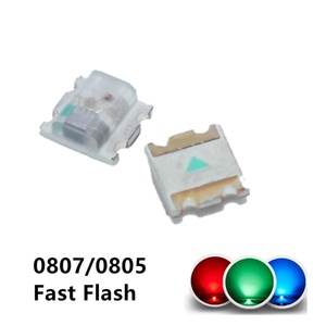 50pcs 0805 RGB bunt 2,0*1,8*0,8mm Multi color Flicker 0807 RGB Diode LED-Lampen Blinkt langsam/schnell blinkt mit IC - Product Image 4