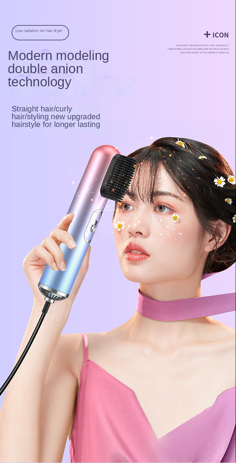 2021 Hot Selling Leafless Professional Bid Wind Quick Low Noise Dry Private Diffuser Ion Hair Processor Dryer for home salon