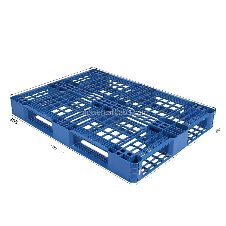 Piso de uso en el suelo de rejilla barata resistente 1400*1400*170 palé de plástico euro para apilamiento de almacén