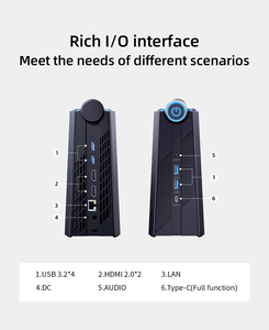 2023 yeni gelmesi AM08 Mini PC AMD 5900HX 8 çekirdek 16 konu M.2 NVME 2TB WIFI 6 Mini bilgisayar masaüstü AMD PC oyun Mini adet - Product Image 4