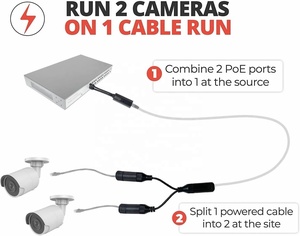 12V 2A <strong>Output</strong> 1000Mbps IEEE 802.3AF/at PoE Splitter Adapter for IP Cameras Gigabit Network <strong>Switches</strong> - Product Image 4