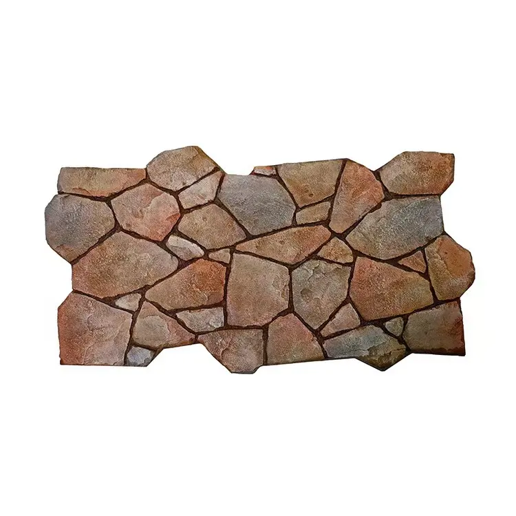 2023 i più venduti pietra artificiale leggero finto poliuretano pu esterno 3D pannello a parete pu pannello in pietra
