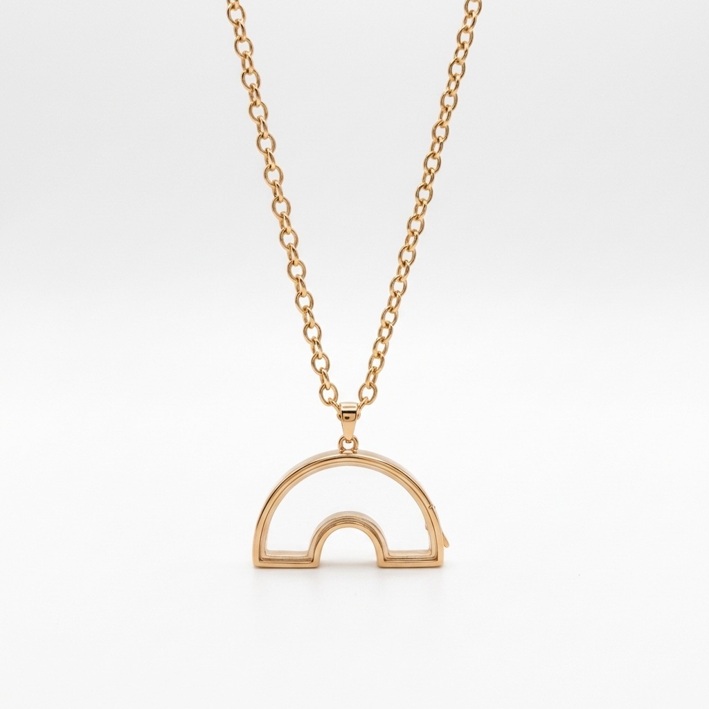 Collar de cristal arcoiris