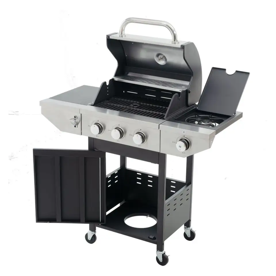 Nieuwe 2024 Grill Voor Outdoor Camping Gas Barbeque Grills Roestvrij Staal Outdoor Gas Grills