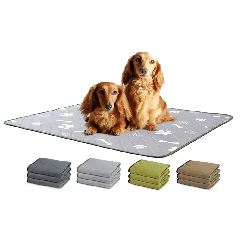 Hot Sale Pet Urinekussen Herwasbaar Hondenkennel Urinekussen Absorberend Waterdicht En Antislip Training Luierkussentjes