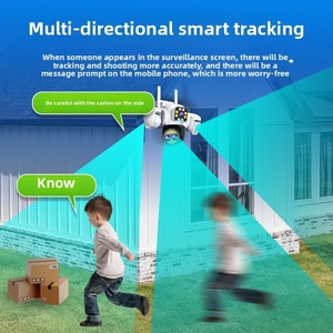 Outdoor 12MP Wifi <strong>Security</strong> <strong>Camera</strong> 3 Screen with 10X Zoom Night Vision Network PTZ <strong>Camera</strong> Two Way Audio AI Motion Tracking CCTV - Product Image 4