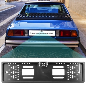 Cámara de marcha atrás de coche de 12V, accesorio Universal para coche, Sensor LED 4-8 de aparcamiento, marco de matrícula europeo, sistema de visión trasera Parktronic - Product Image 6