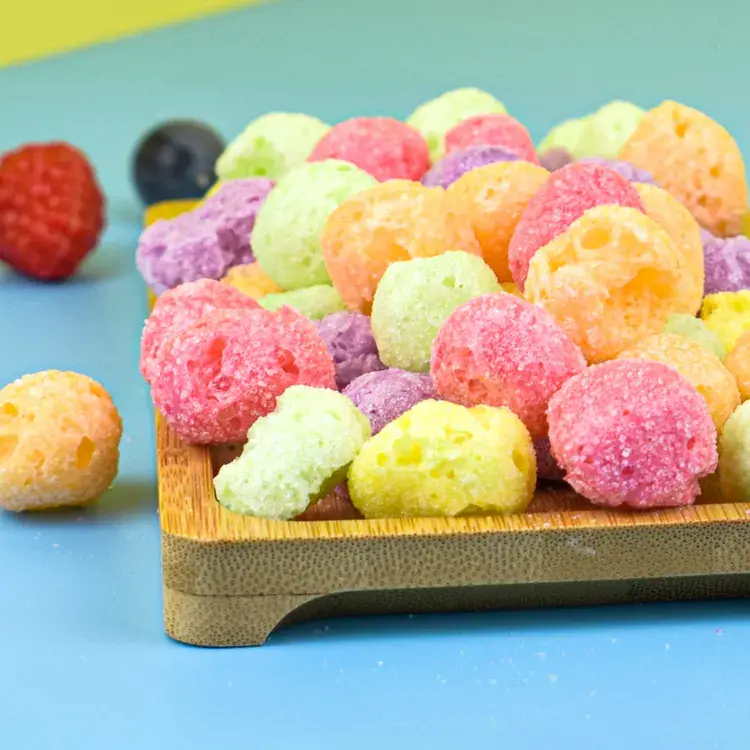 Congelar doces secos Congelar o mini marshmallow liofilizado doces geleia macia