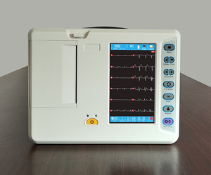 Thú Y sáu kênh điện tim thông thường ECG Thiết bị giám sát cho trường hợp khẩn cấp phẫu thuật - Product Image 2