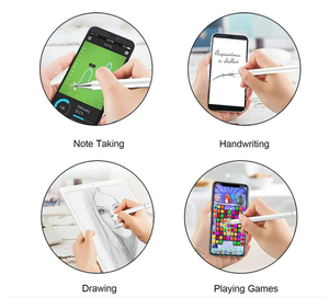 适用于iphone ipad的迷你智能数字充电笔电源显示手写笔通用触摸屏笔功能 - Product Image 2