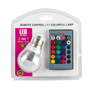 มินิขนาด RGB เปลี่ยนสีด้วยฟังก์ชันหน่วยความจํา A45 E27 ฐาน AC120V AC220V 3W RGBW หลอดไฟ LED - Product Image 6